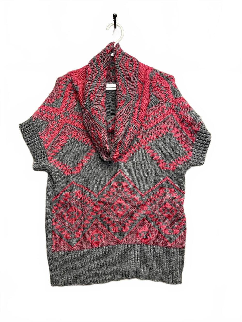 Vtg Y2K Revolution by Ricki's Women's Knit Sweater Top with Cowl Neck Size Large